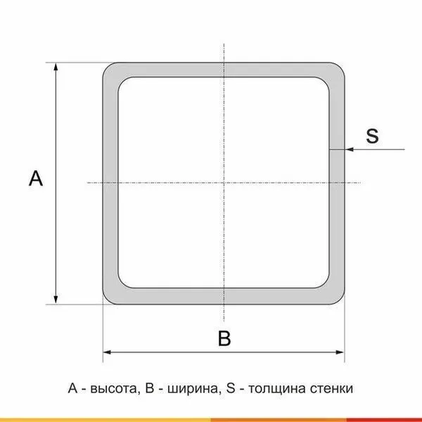 Труба профильная 120х80х4 Ст2пс ГОСТ 13663-86 - 4